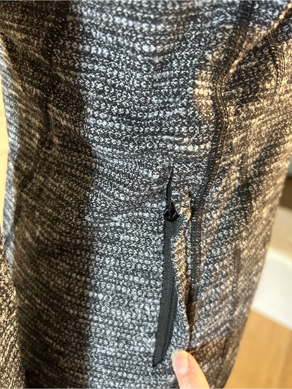 lululemon athletica Black Heather Zip Hoodie Jacket - Picture 3 of 13